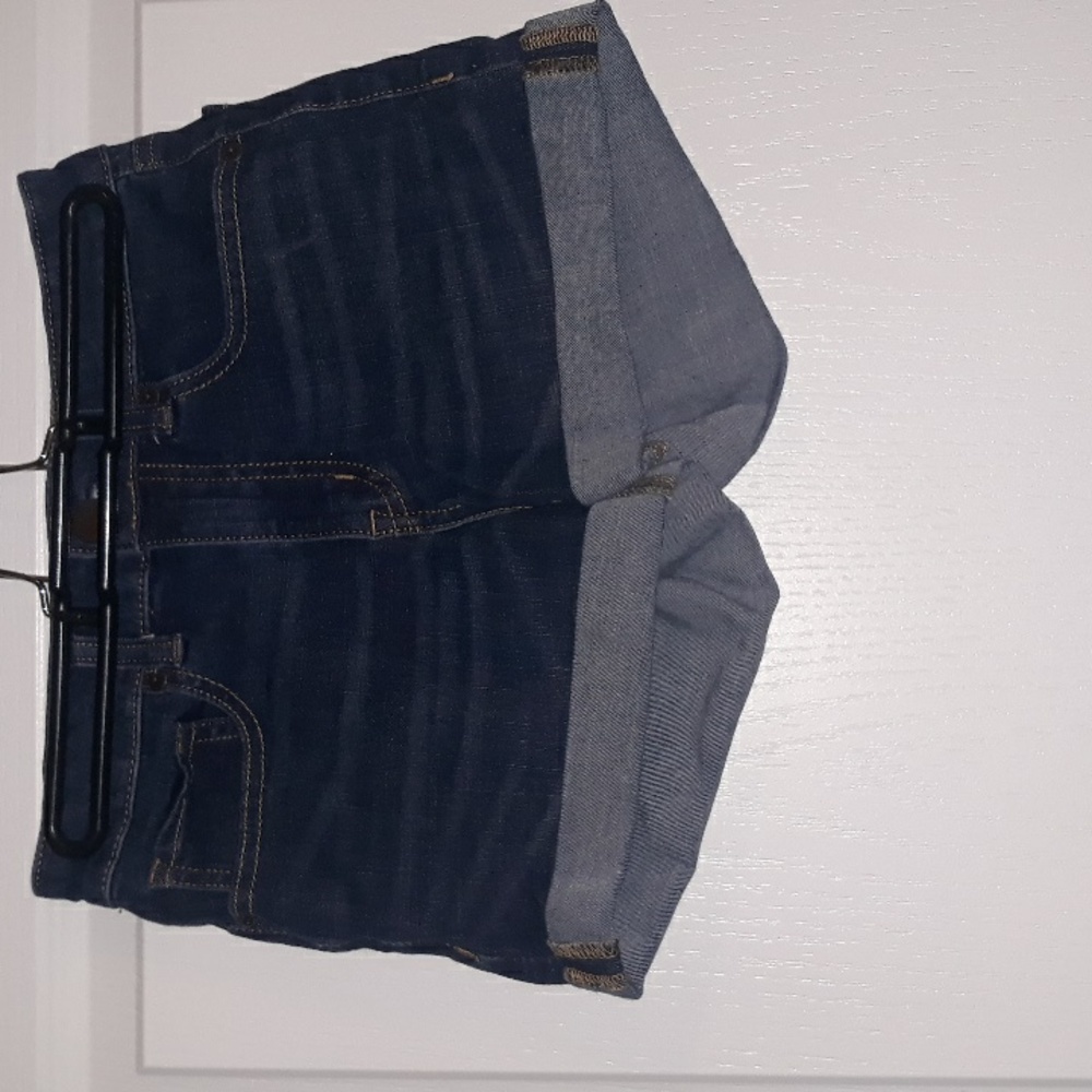 Aeropostle dark blue high rise jean shorts